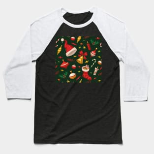 christmas decoration pattern Baseball T-Shirt